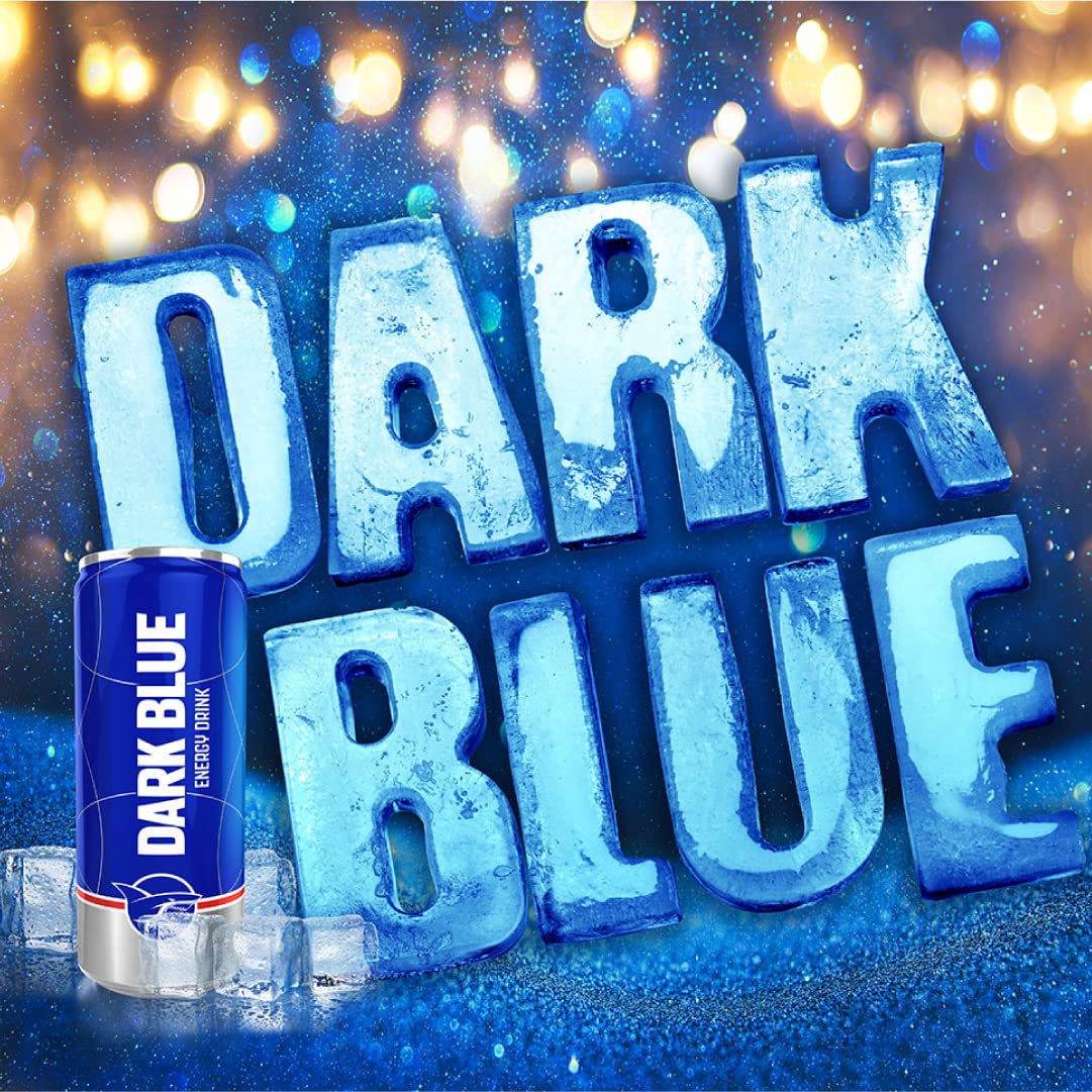 Dark Blue Enerji İçeceği, 250 ml (24'lü Paket, 24 adet x 250 ml