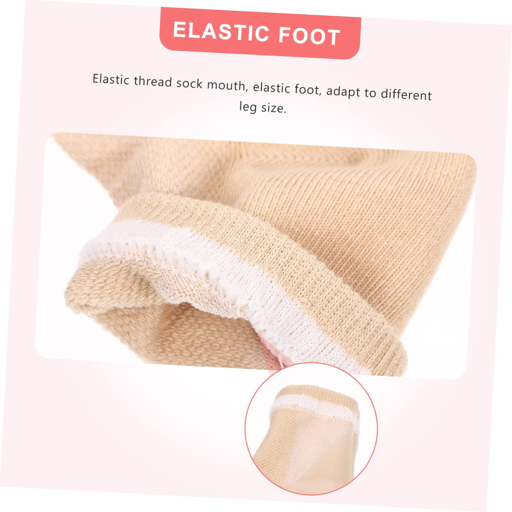 LIFKOME 4 Pair Anti-Slip Heel Socks Open Toe Moisturizing Dry Feet Socks for Men Women