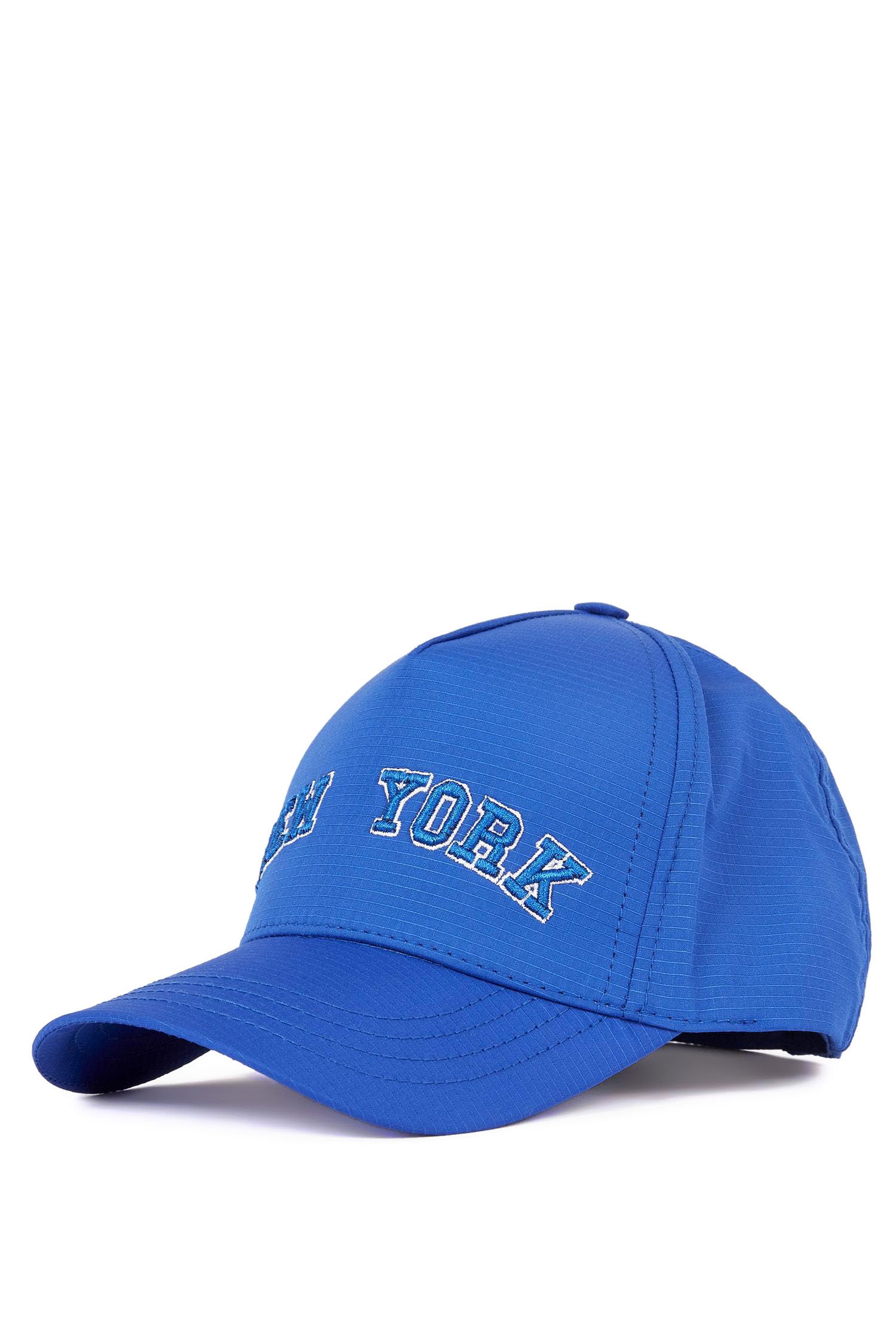 Erkek Çocuk Erkek Çocuk Nakışlı Cap Şapka, Saks Mavisi, Tek Beden