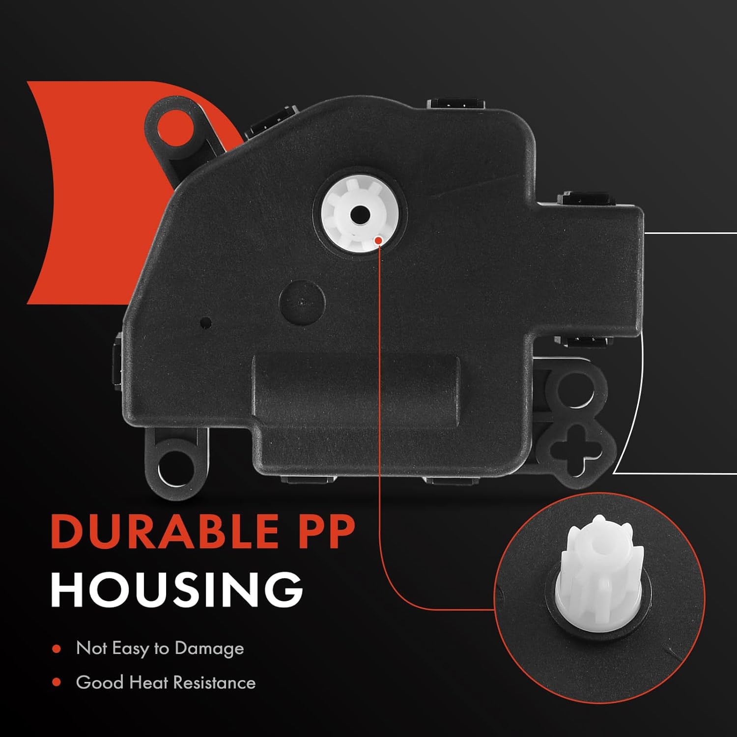 A-Premium HVAC Heater Blend Door Actuator, Compatible with Nissan Models - Xterra 2005-2015, Frontier 2005-2019, Pathfinder 2005-2012, Main, Air Inlet Actuator, Replace# 27443-EA010, 27443EA010