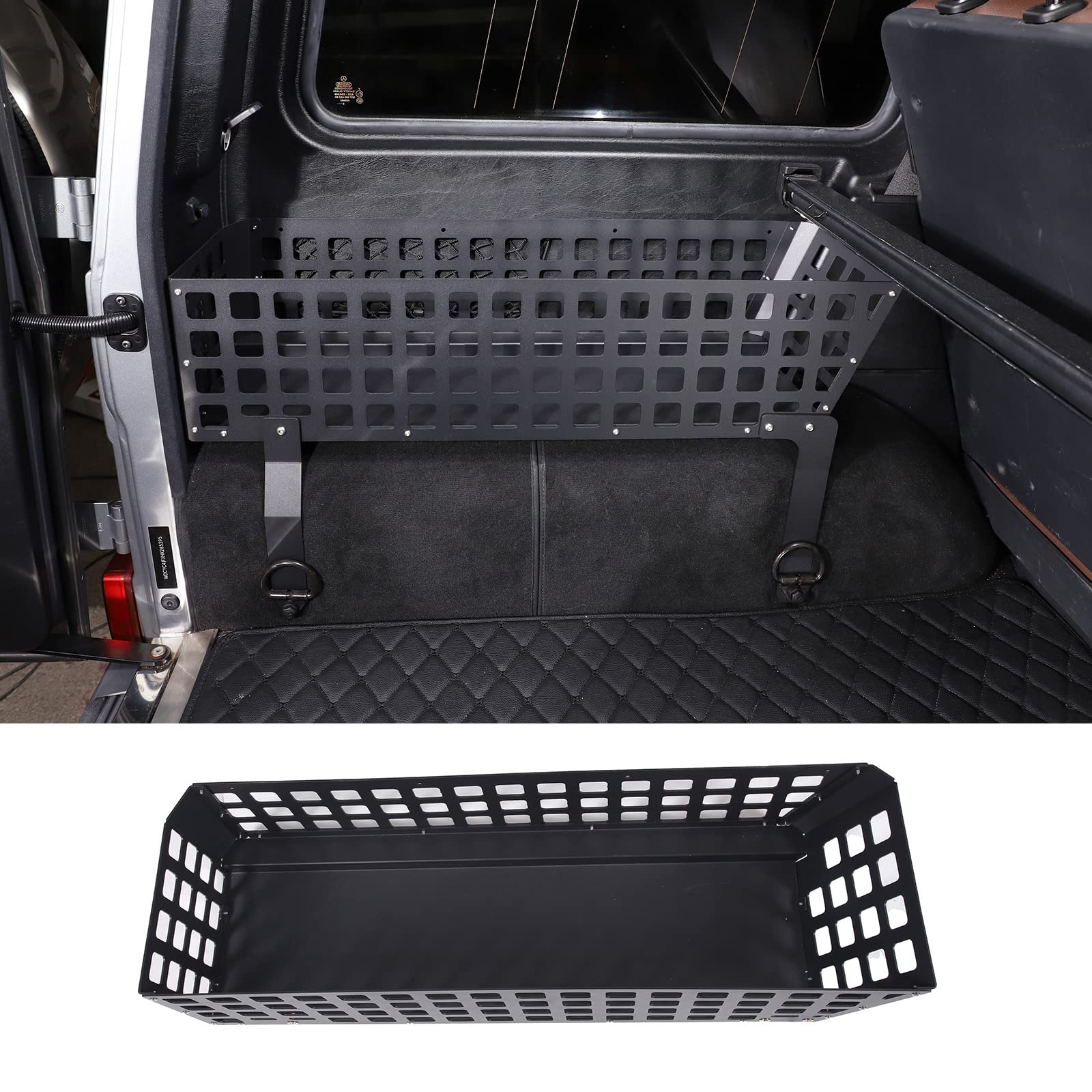 DIYUCAR Kofferraum-Organizer Für Mercedes G-Klasse - Alu Aufbewahrung Links/rechts
