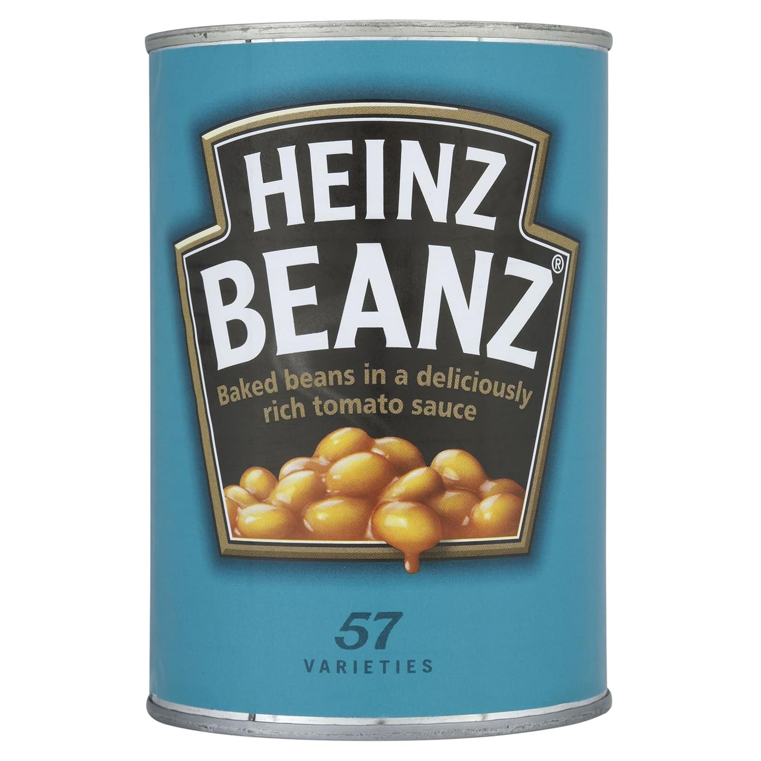 Heinz Lot de 24 haricots cuits au four 415 g – Sans gluten, protéines et fibres, faible en sucre et en matières grasses, 1 de vos 5 par jour, pour végétaliens et végétariens
