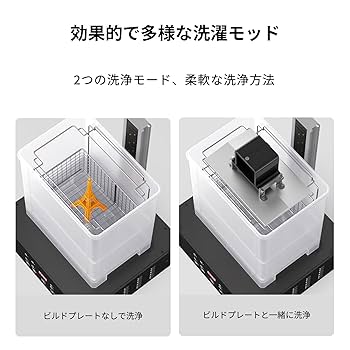 ✨洗浄硬化機 光造形3Dプリンタ洗浄&硬化 2 in 1 UV樹脂光硬化プリンタ Amazon.co.jp: Creality 洗浄硬化機 光造形3Dプリンター洗浄