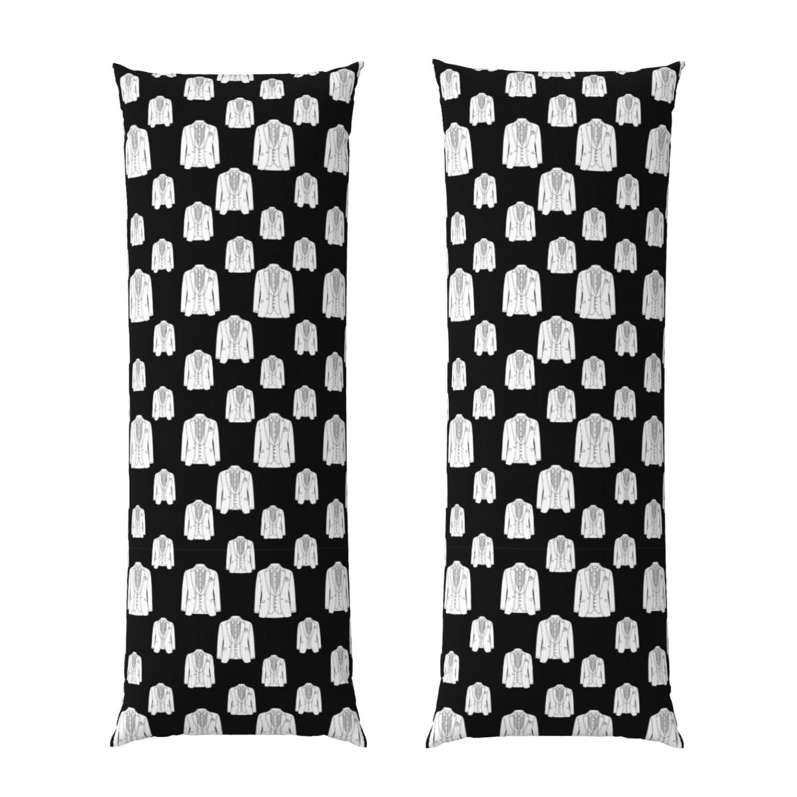 Body Pillow Protector Cover 20x54, Funny Tuxedo, Breathable Ultra Soft Pillowcase with Zipper, Wrinkle Shrinkage Fade Resistant for Bed Couch