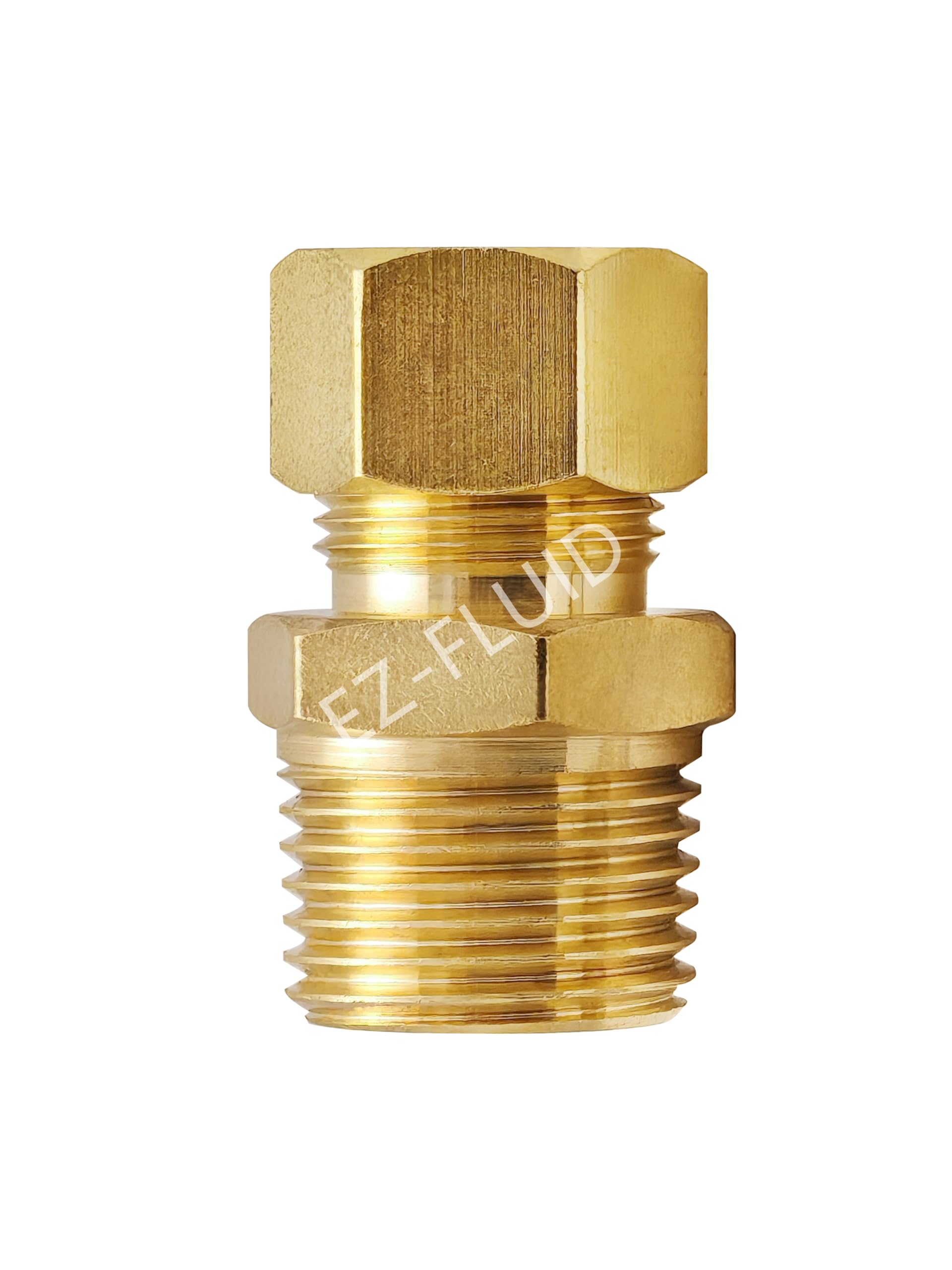 Raccord laiton 1/2 compression évite les fuites de plomberie sur circuit eau potable
