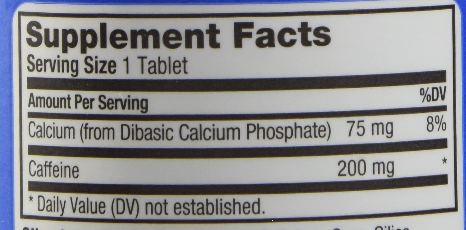 ProLab Caffeine Maximum Potency 200mg, 100-Tablets (3 Pack)