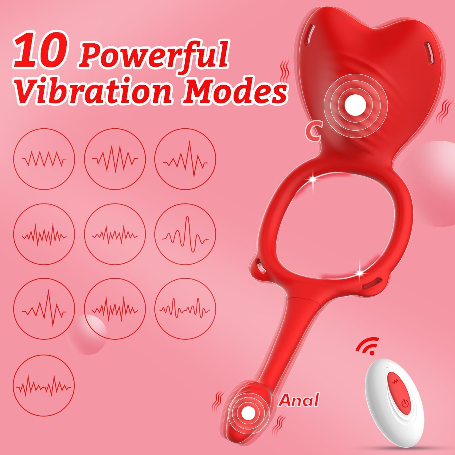 Vibratoreper Donna Professionale Piccolo Wireless, Mini Vibratore Clitoride Anale Mutandine Vibranti, Anello Vibrante per Lei e Lui, Vibratore Sexytoysys Donna Coppia Sex Toys Sessuali per Sex Toy