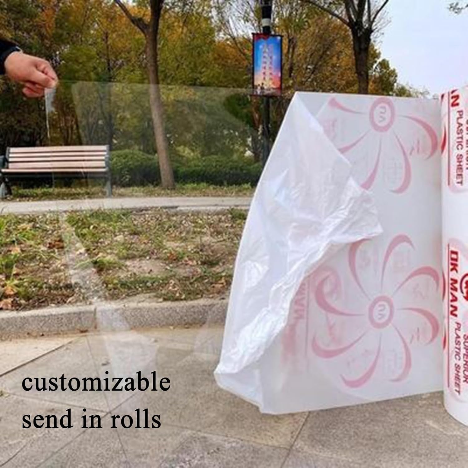 Transparent Polycarbonate Greenhouse Panels，Greenhouse PC Endurance roof Board，UV Protection,for Outdoor Glazing Panels Canopy Carport Stadiums and Bus Shelters (Size : W1*L1m/W3.28*L3.28ft)