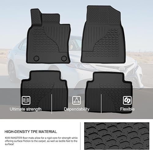 Miniatura 55 de KIWI MASTER Alfombrilla de maletero de carga para Toyota RAV4 2013-2018 Reemplazo OEM PT908-42135 para todo tipo de clima, alfombrillas TPE Slush