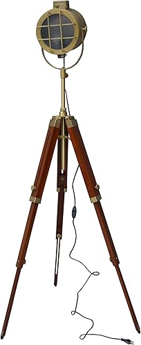 La nueva tienda de antigüedades retro Hollywood reflector lámpara de pie trípode iluminación proyector decoración del hogar lámpara rústica vintage