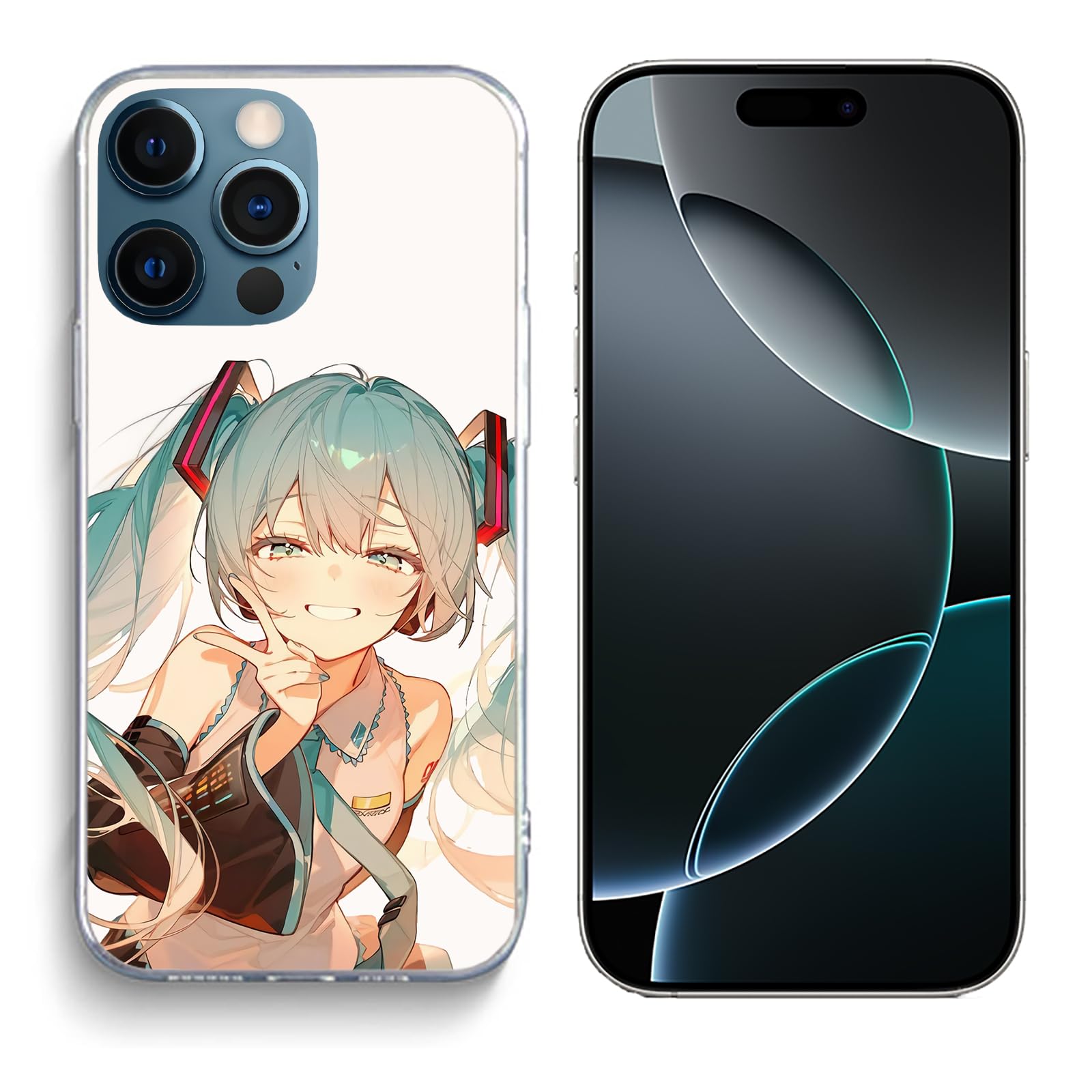 Amazon.co.jp: 初音ミク スマホケース iphone14plusケース クリア