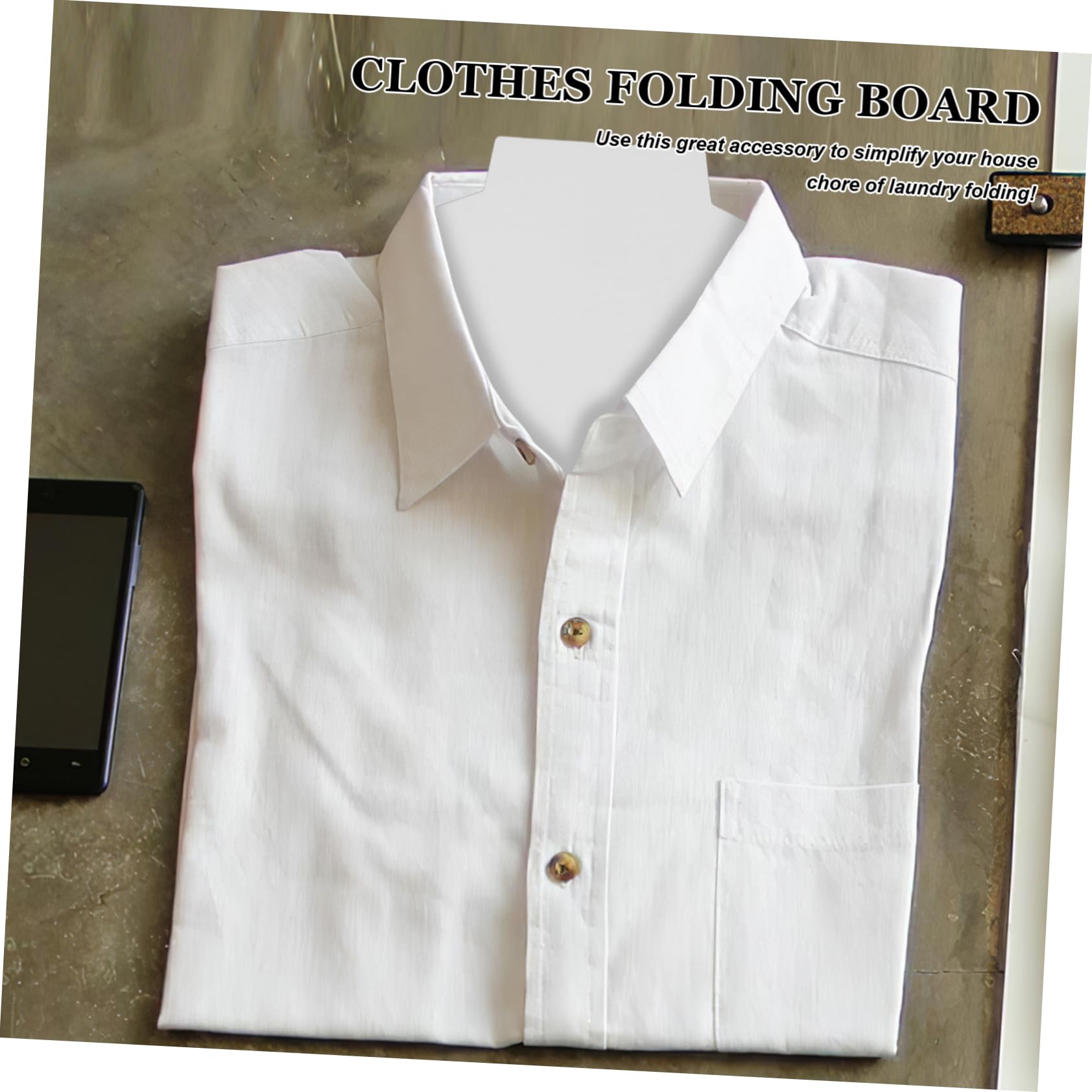 Gogogmee Cardboard Shirt Form 20 Sheets Sturdy Paper Liner T-Shirt Folding Board Garment Lining Paper