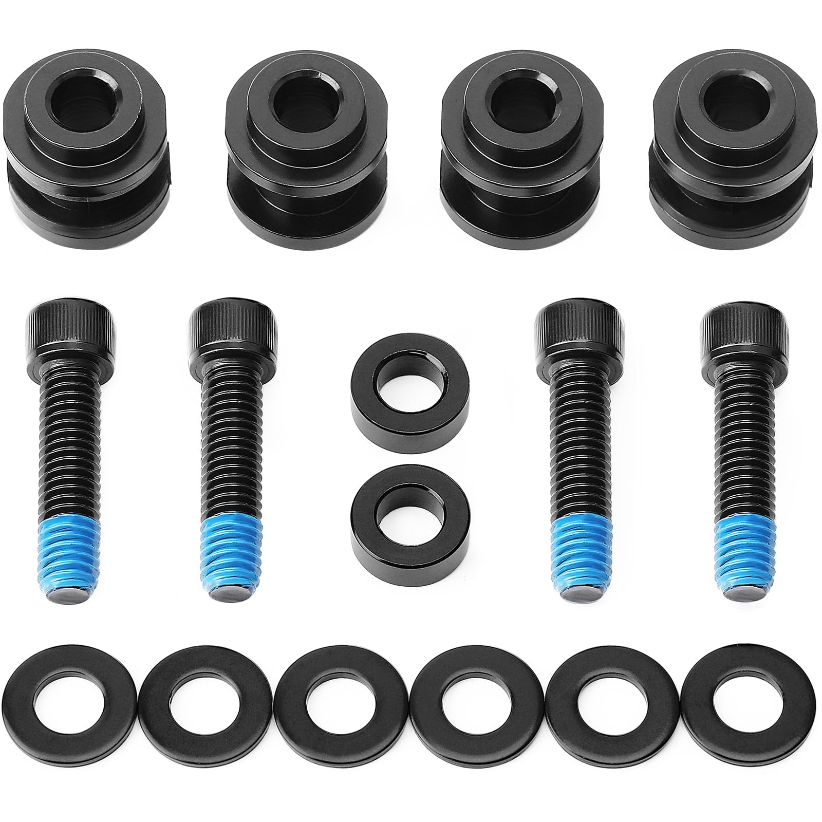 kekykmHoldfast Detachable Docking Hardware for Harley Davidson Softail Standard Low Rider Street Bob Fat boy Fat Bob Super Glide 2018-Later FLDE FLHC FLHCS FLSB FLSL FXBB FXFB FXFBS FXLR Matt Black