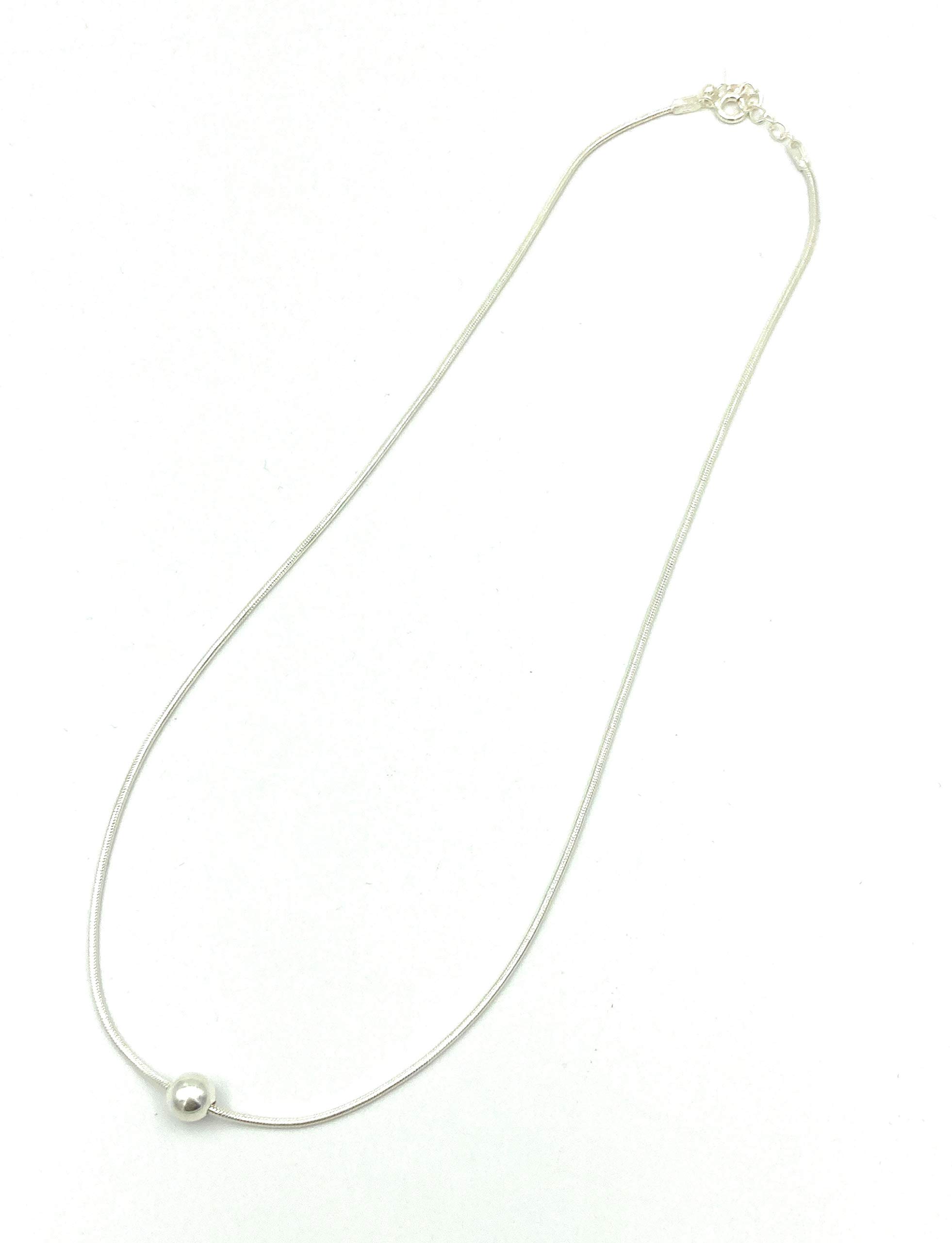 VRINDAM JEWELLERS 925 Sterling Silver Designer One Moving Ball Chain_Adjustable_ Comfortable_Weight Approx 6.50 Gm_Length 18 Inches For Girls (B08SCR5653) Amazon Price History, Amazon Price Tracker