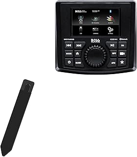 BoxWave Stylus Pouch Compatible with BOSS Audio MGV520B - Stylus PortaPouch, Stylus Holder Carrier Portable Self-Adhesive for BOSS Audio MGV520B - Jet Black