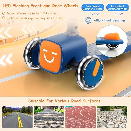 Miniatura 5 de Costzon Folding Kick Scooter 3-14Yrs Aluminium