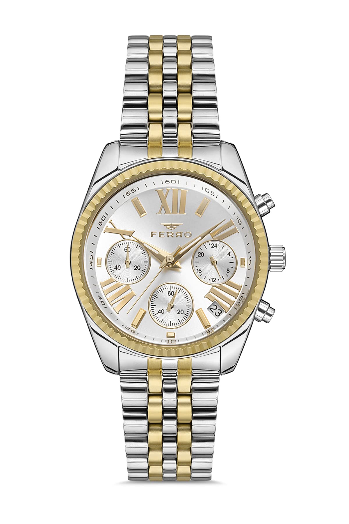 Ferro Spezia Analog Silver Dial Womens Watch-FM41172A-D (B09RPH43XP) Amazon Price History, Amazon Price Tracker