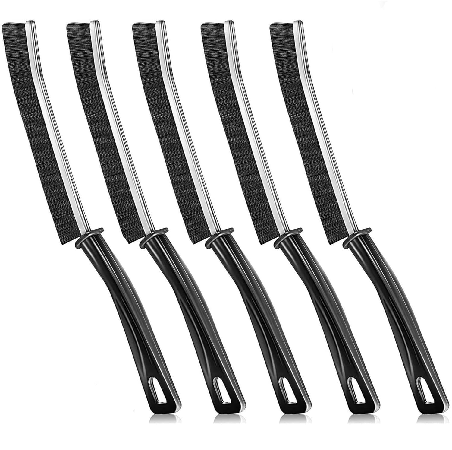 5本セット 掃除ブラシ 隙間 ハードタイプ ブラシ 小型 溝ブラシ 細い お掃除 ブラシ キッチンブラシ 細かい 台所掃除 トイレ 浴室 お風呂 隅々まで掃除 そうじ道具 黒色