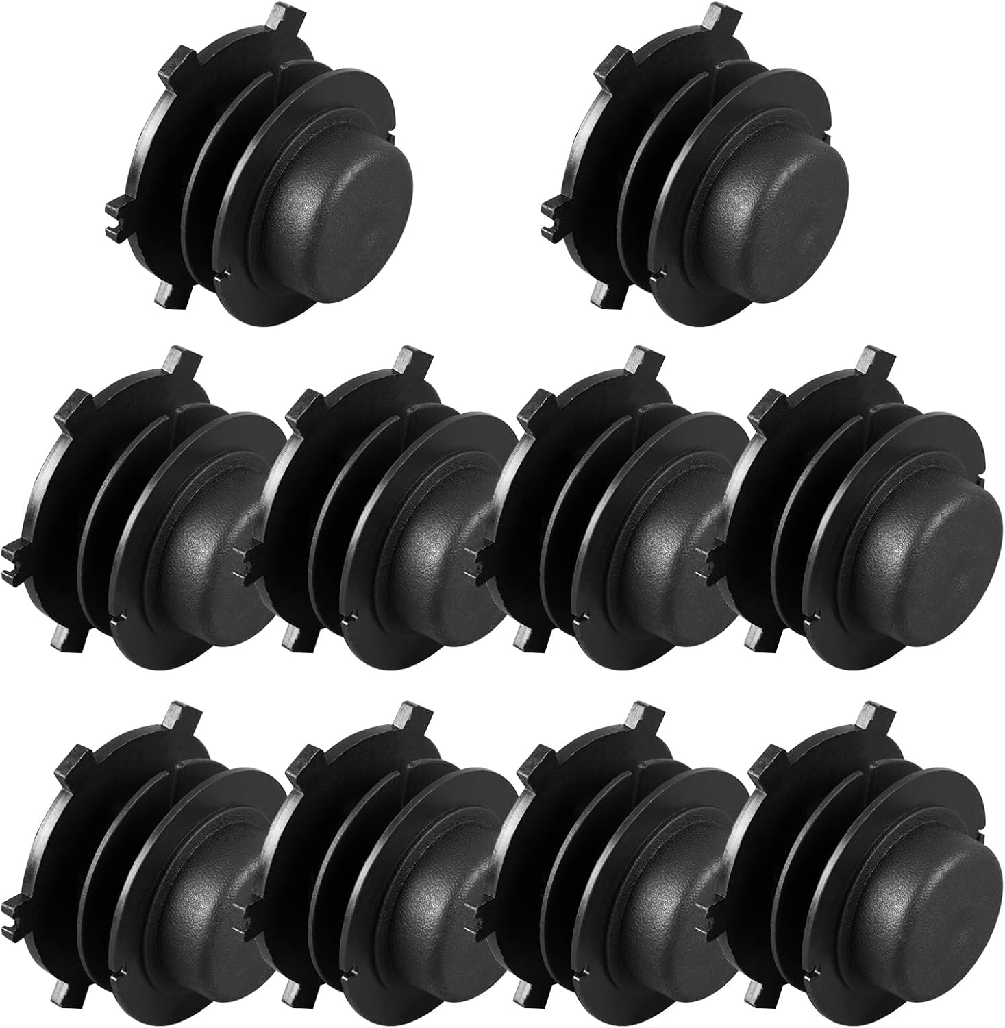 10Pcs 25-2 Spool Bump Head Caps Compatible with Autocut 25-2 Stihl FS90R FS44 FS56 FS90 FS100RX FS110R FS120R FS130R FS240R FS56C FS55 FS55R FS55RC String Trimmer Weed Whacker