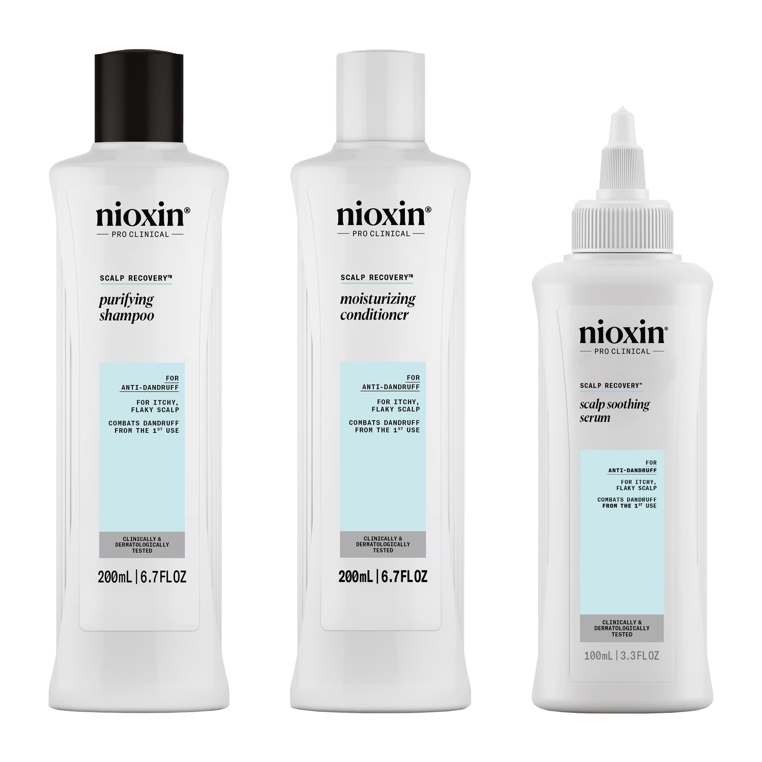 Nioxin Scalp Recovery - Champú/Acondicionador/Tratamiento - Cuidado del Cuero Cabelludo Seco y con Picor