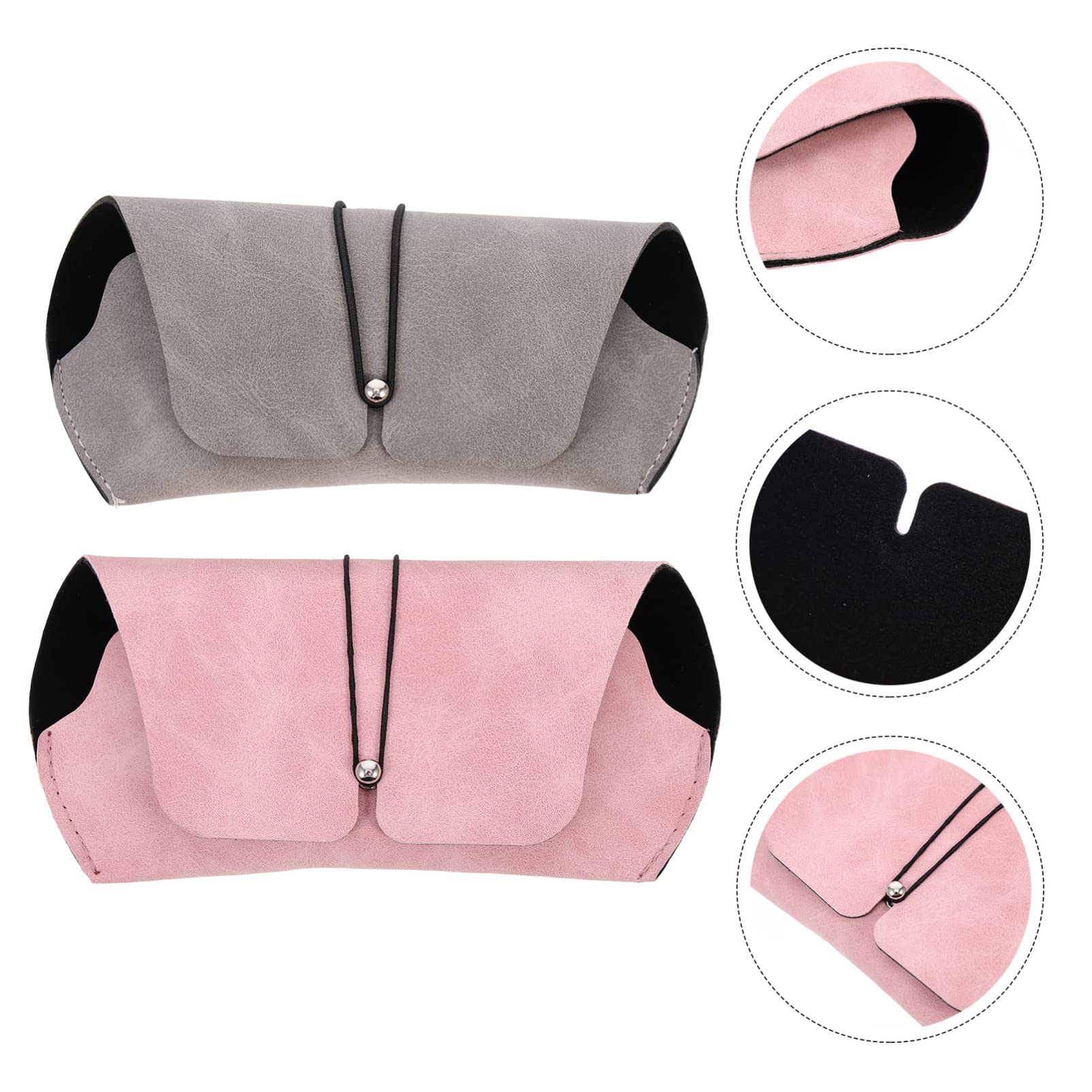 BESPORTBLE Custodia Per Gli Occhiali Conservazione Degli Occhi Custodia Per Occhiali Astuccio Porta Occhiali Occhiali Da Sole Portatile Casa Di Occhiali Pu