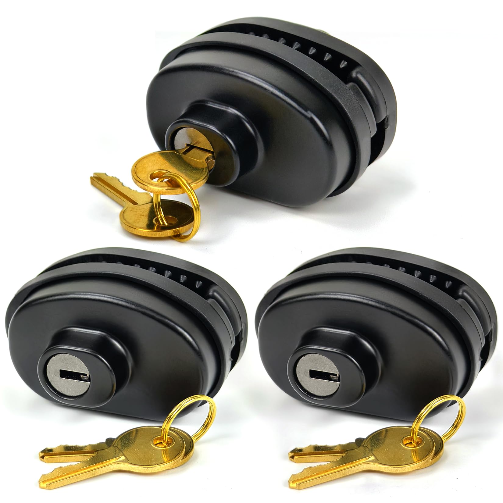 RioRand Keyed Alike Trigger Lock, Adjustable Gun Safety Lock with 2 Brass Keys, Compatible with Most Standard Firearms for Secure Storage