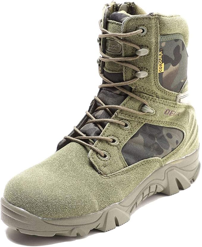 low rise combat boots