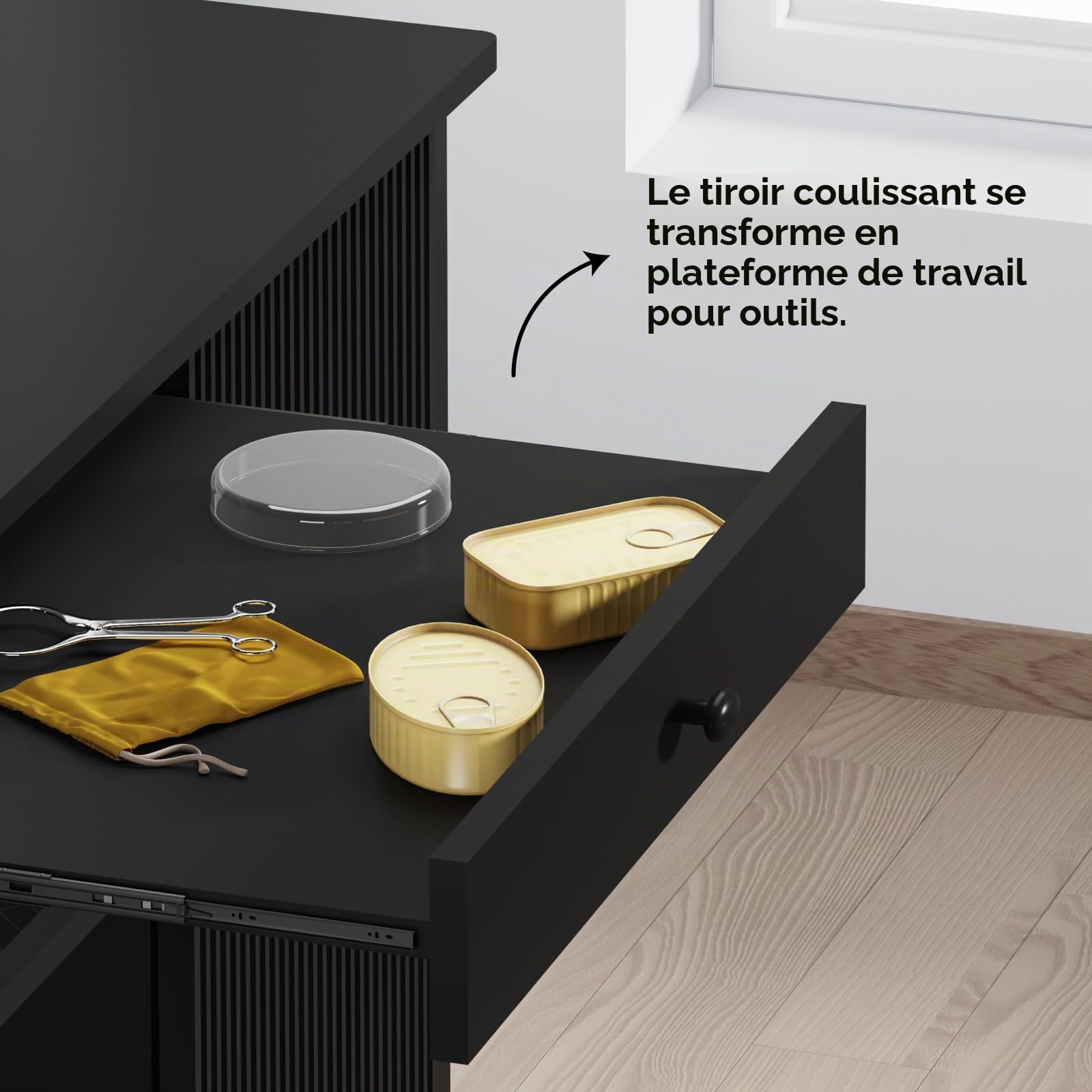 Support pour Terrarium Reptile, Support pour Aquarium avec Rangement, Meuble en Bois pour Terrarium, Armoire pour Aquarium à Reptiles, 120 x 60 x 80 cm