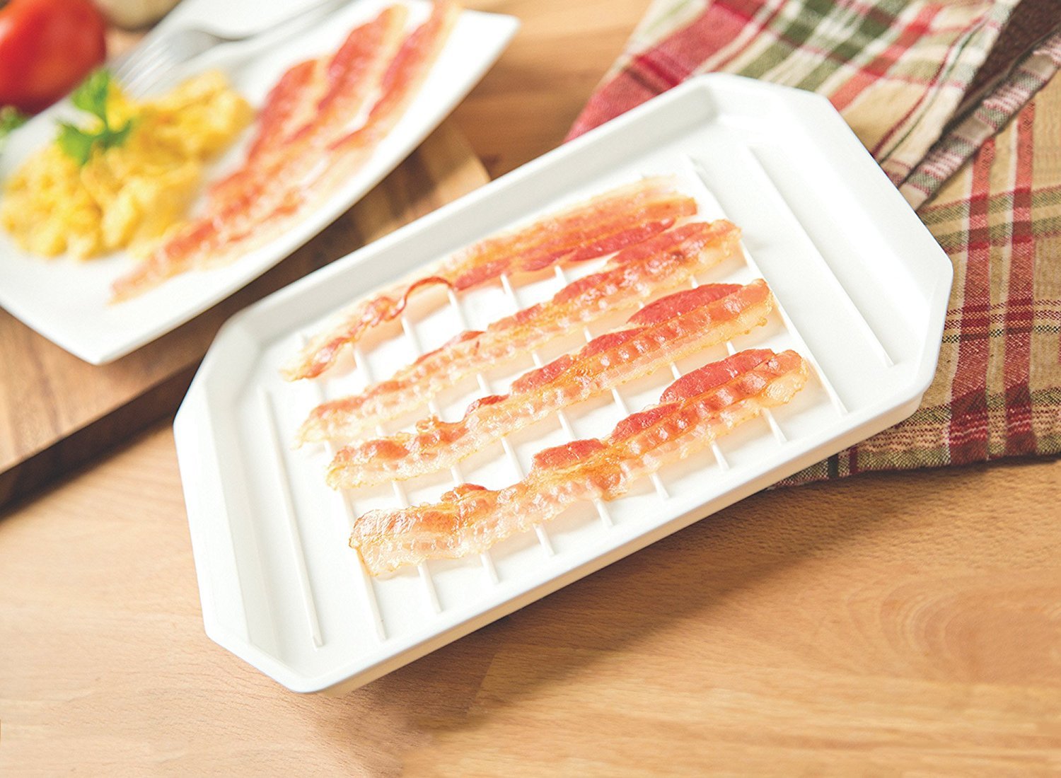 Microwave Bacon Rack - Cook Crispy Bacon Fast -3