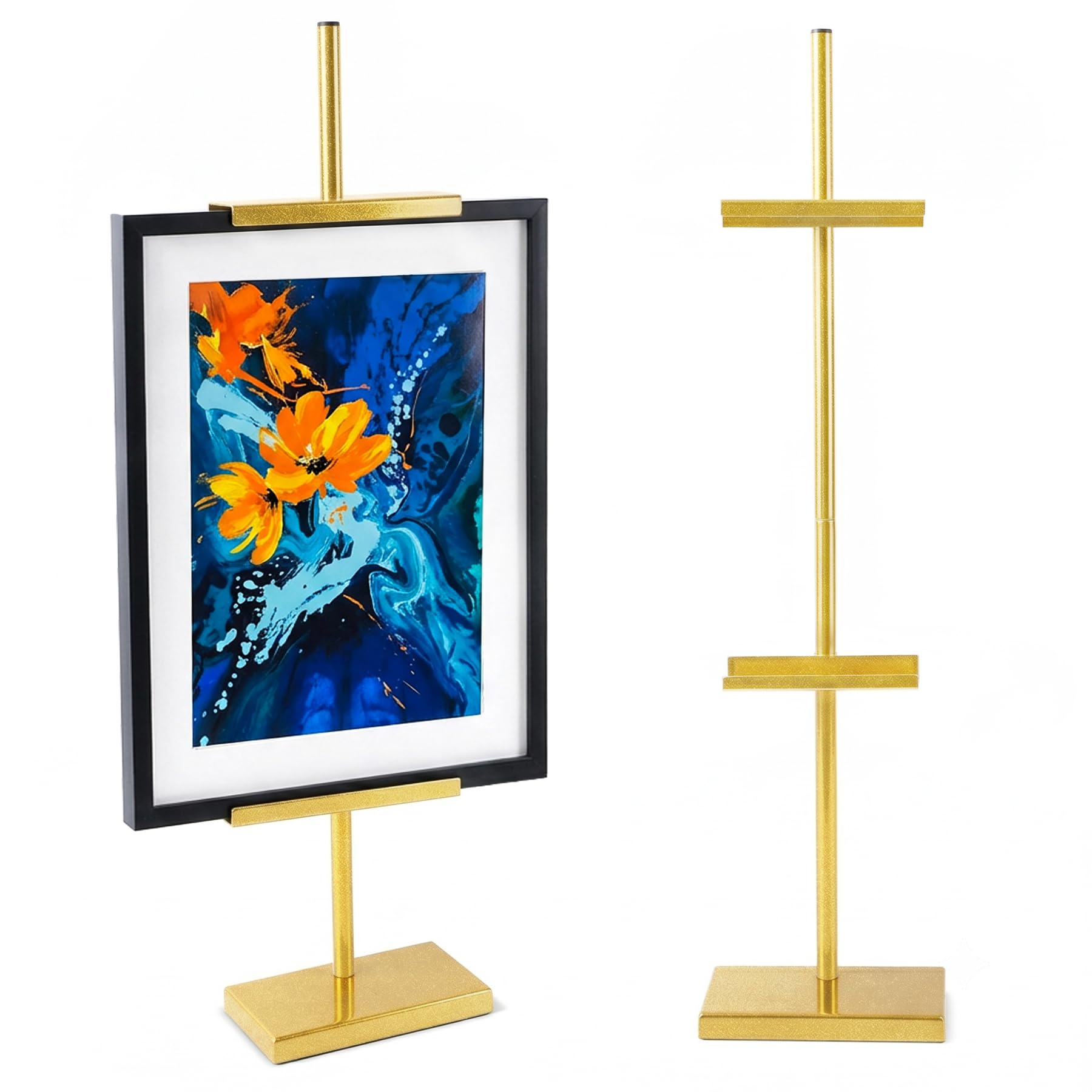 Chevalet de bureau stable pour toiles jusqu'à 75 cm de hauteur