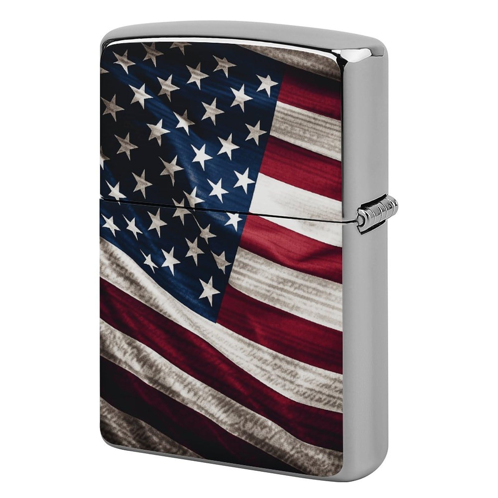 Flag Lighter Case for Men, Personalized Lighter Cover for Valentine's Day Gifts, Flip-Top Lighters Shell for Outdoor, Portable Lighters Protective Sleeve