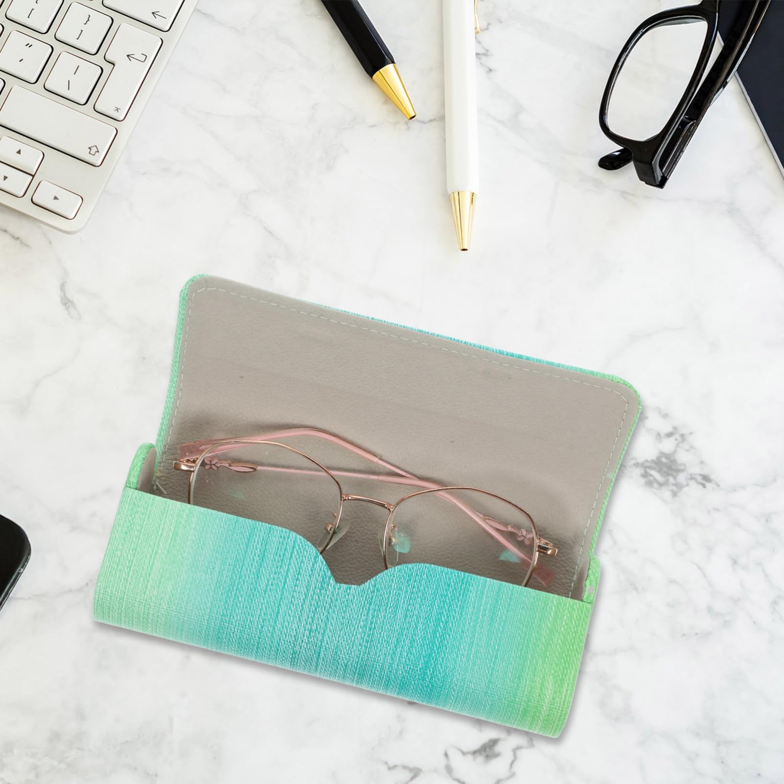 BESPORTBLE Caja De Almacenamiento De Gafas Caja De Gafas Para Estuche Para Gafas De Sol Caso Estuche De Gafas Duro Estuches Para Anteojos Contenedor De Anteojos Pu