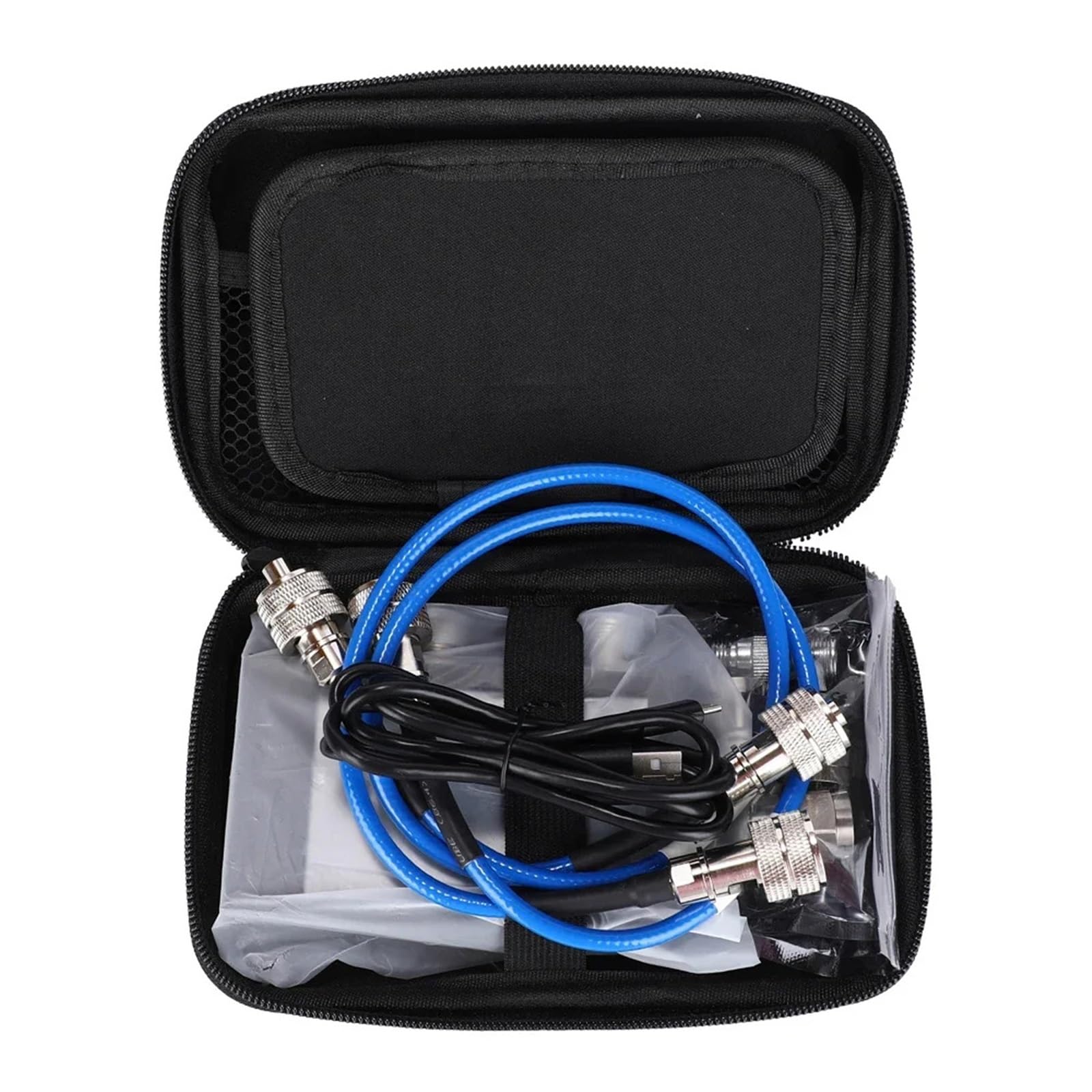 Netzwerkanalysator, NanoVNA SAA-2N VNA-Antennenanalysator 4-Zoll-Display 50 KHz -3 GHz Vektornetzwerk HF VHF UHF,für die Netzwerkkabeldiagnose