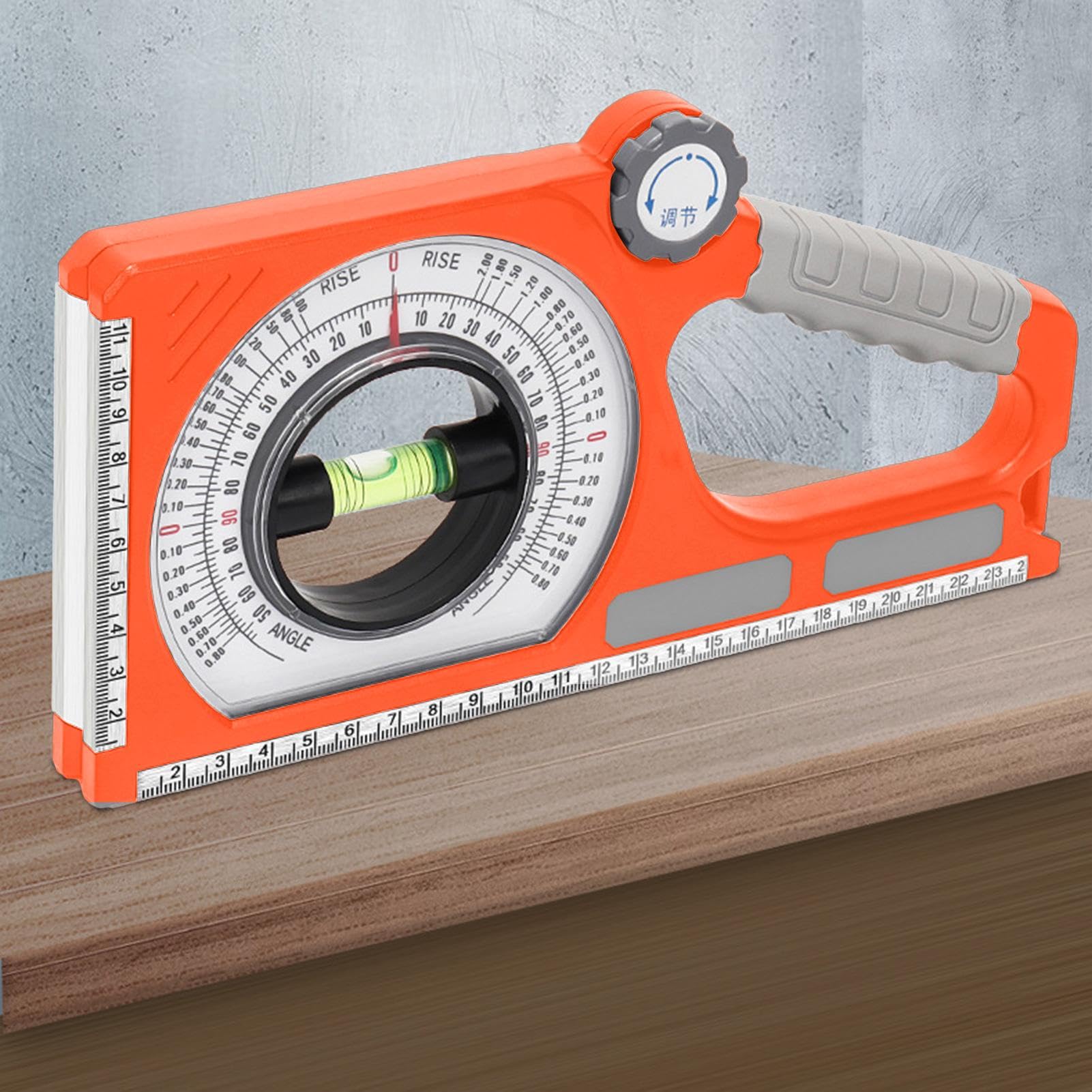 Inclinomètre Magnétique - Outil De Mesure De Pente Et D'angle - Pour Bâtiment, Génie Civil, Bricolage - Précision De Lecture - 10