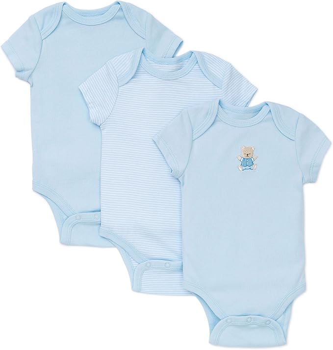 Little Me babyboys 3 Pack Bodysuit Clothing, Shoes & Jewelry