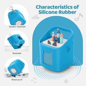 Silicone Case Fits for Toniebox 2 Audio Player,Blue