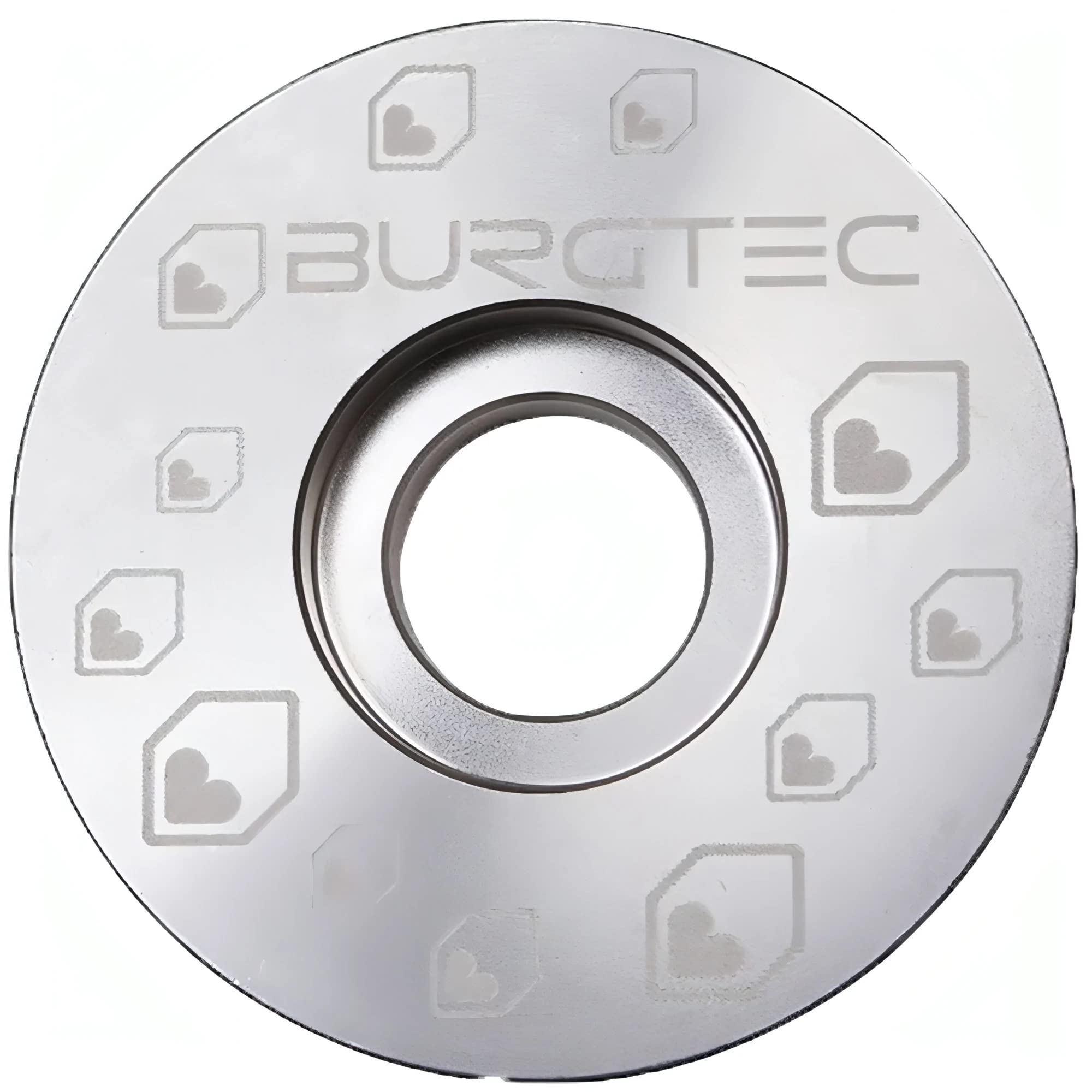 Burgtec Top Cap Rhodium Silver