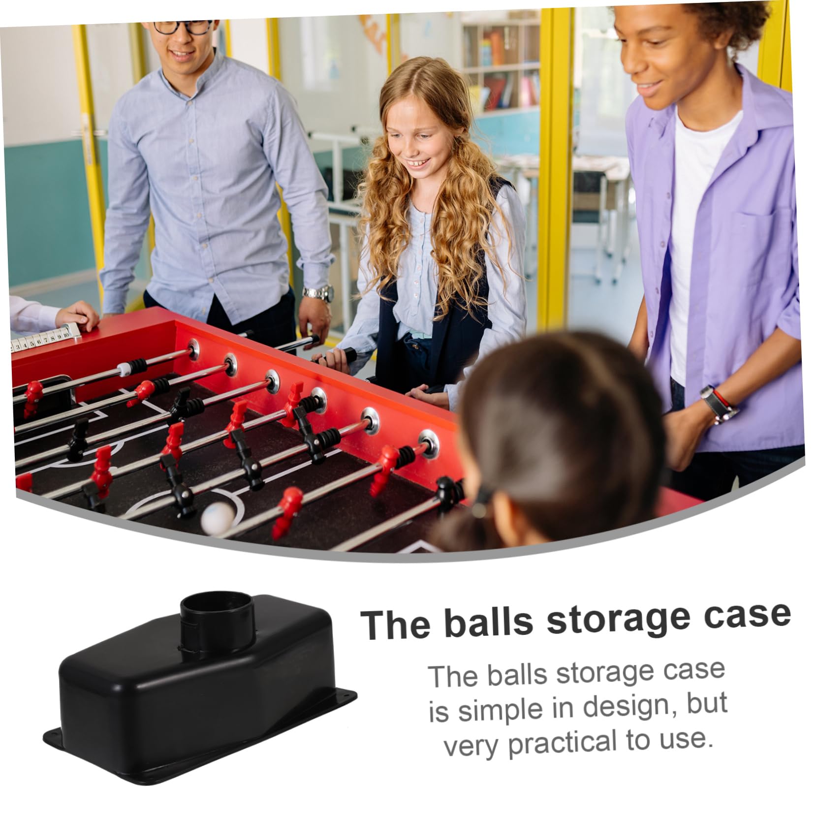 Abaodam Accesorios De Mesa Equipos De Futbolín Partes De Futbol Accesorios para Mesa De Futbolín Accesorio De Futbolín Accesorios De Futbolín Plástico Ecológico Negro
