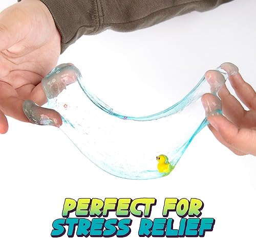 Miniatura 4 de ArtCreativity Juguetes de limo de galaxia para niños, juego de 12 recuerdos de fiesta de slime para niños, incluye 8 bolas de galaxia y 4 bolas de