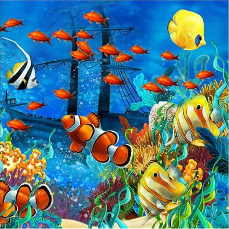 建築 住宅資材 いつでもポイント10倍 Qudmst 写真の壁紙 漫画熱帯魚水中世界の壁紙リビングルーム子供キッズ寝室ホテルの背景壁布家の装飾壁壁画 大壁画 3d部屋の壁紙 風景 300x210cm 34embffdi9 Www Boulevardrestaurants Com