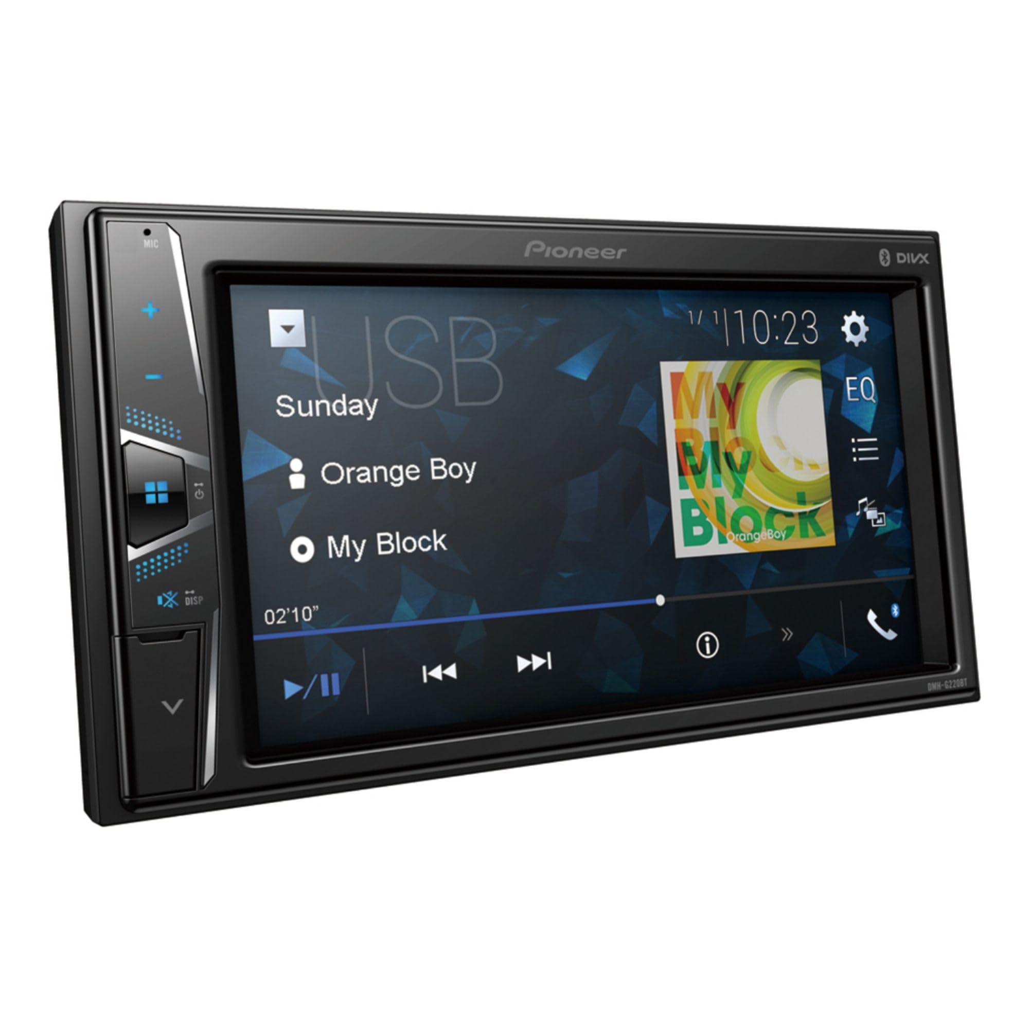 PIONEER DMH-G220BT Touch Screen Bluetooth 2 DIN USB Aux