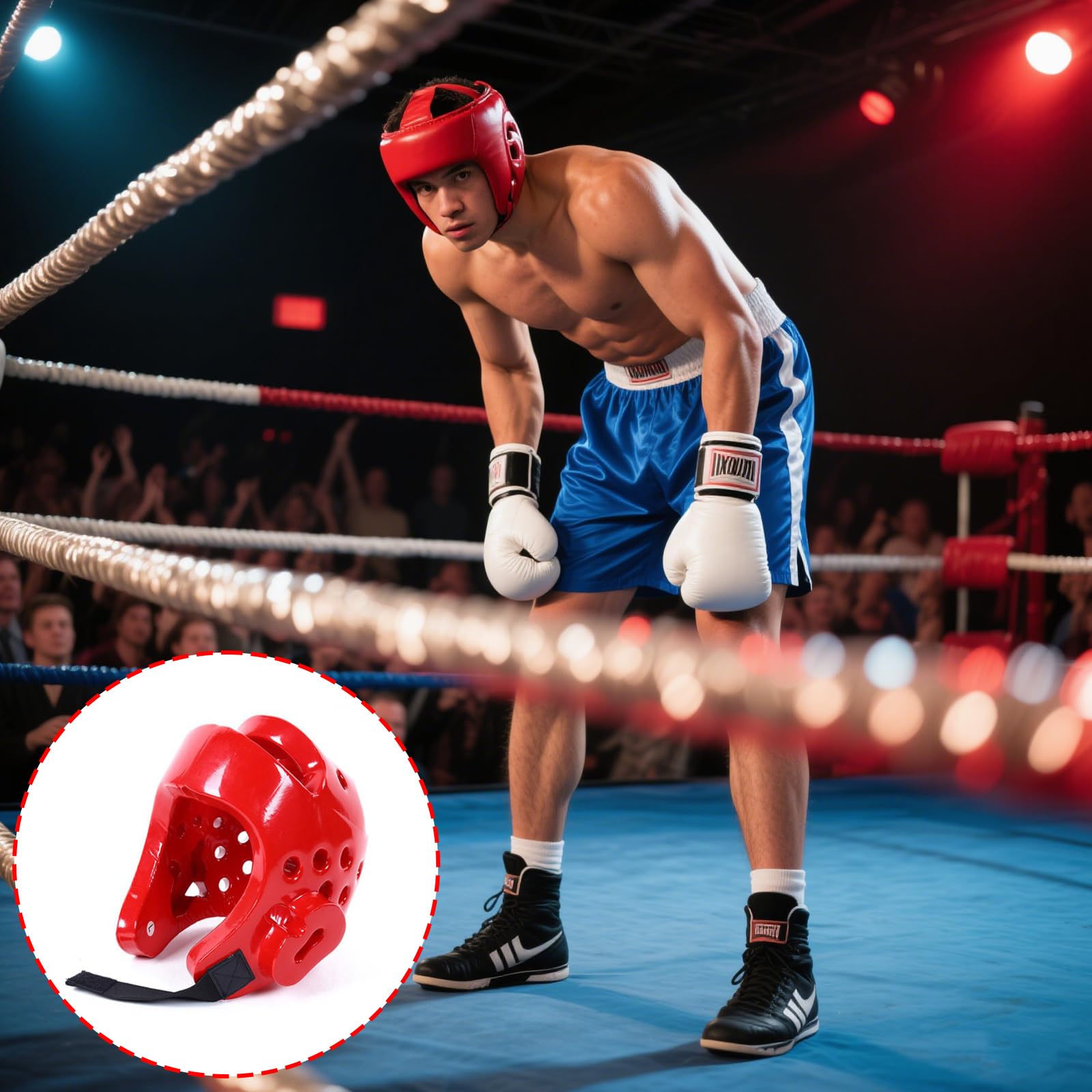Cascos Deportivos para Niños Protector de Cabeza Taekwondo Kickboxing Karate Artes Marciales