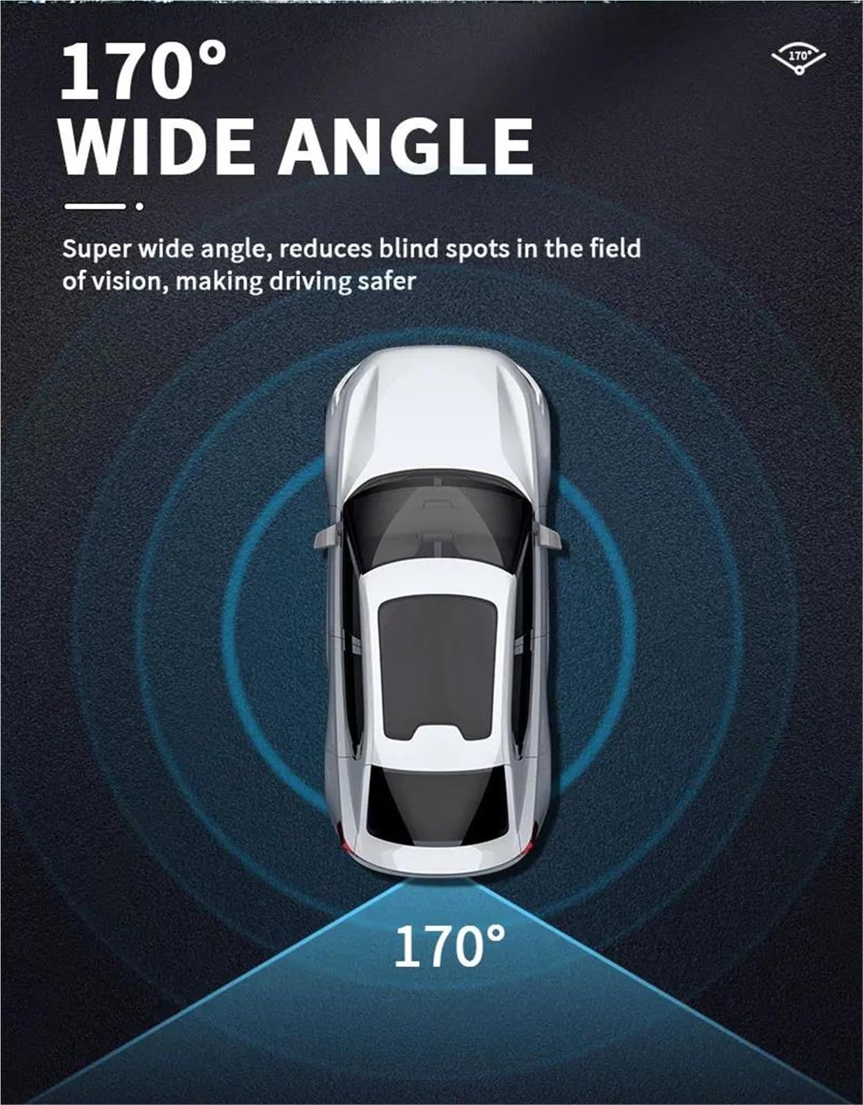 Cámara de marcha atrás de repuesto para Pulse CVBS 2010-2017, gran angular de 170°, impermeable, cámara de visión trasera de coche