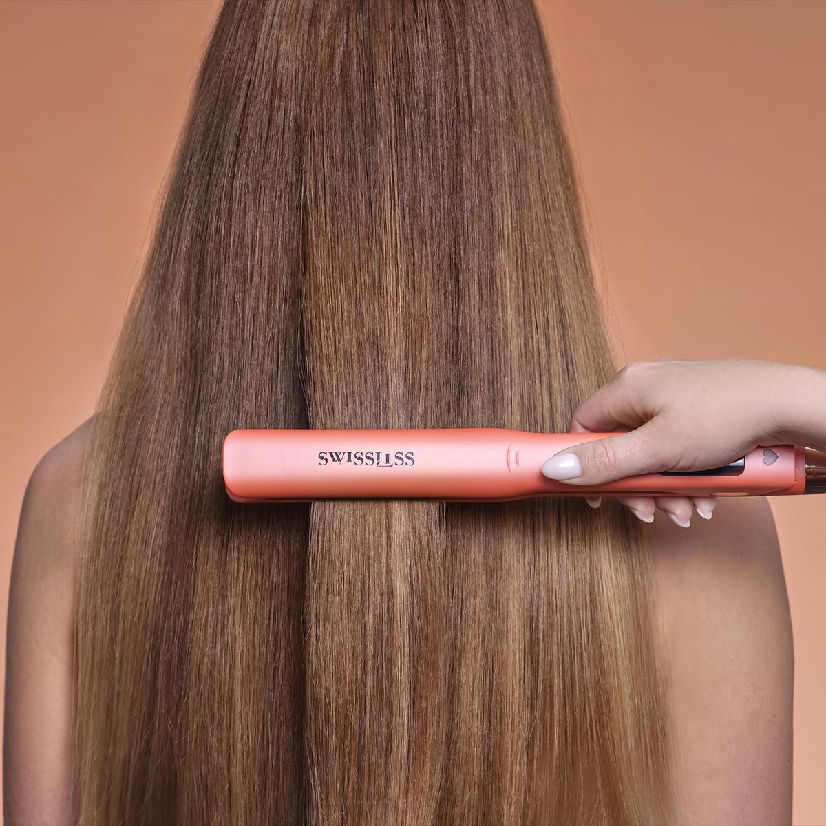 SWISSLISS Glätteisen / Lockenstab La Sublime Edition 2.0 – Iconic Love Collection – Temperatur 80 bis 250 °C – Nano-Platten aus Titan – 75 W