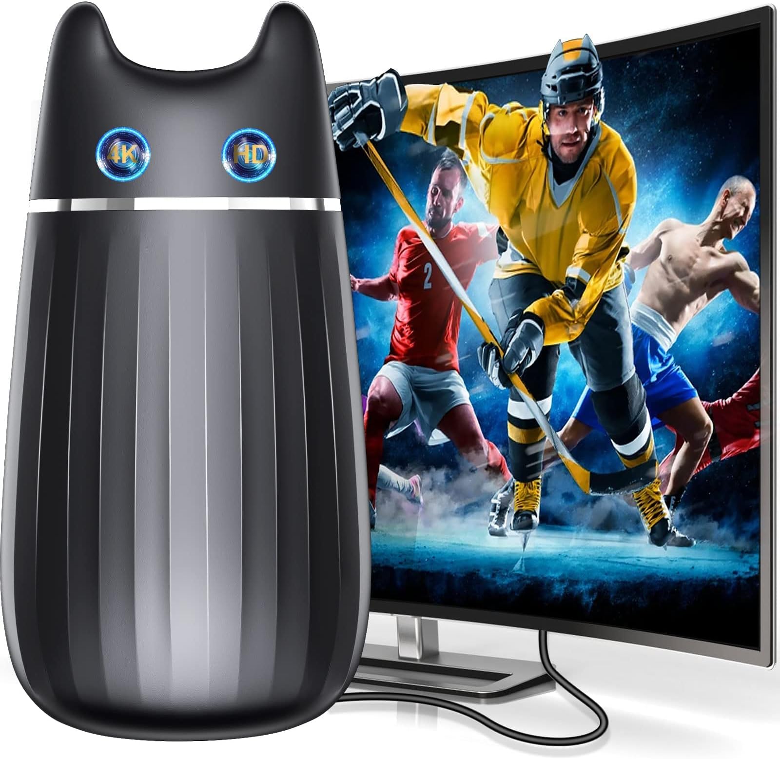 New Ultra Slim Blaupunkt Amplified TV Aerial Indoor Digital HD Freeview