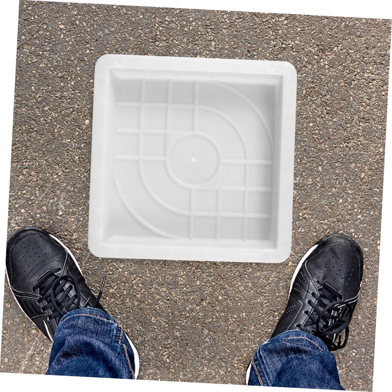 3pcs Spanish Cement Brick Mold Plastic Path Maker Mold for DIY Concrete Paving Reusable Sidewalk Garden Walkway Molds for Stunning