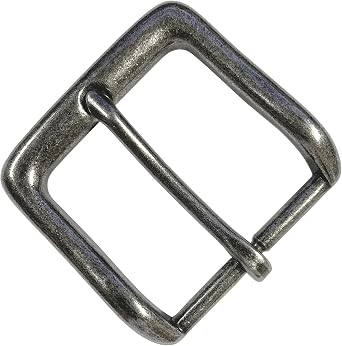 Simple Metal Buckle Single Prong Square Belt Buckle Width 1 1/2" 38 mm