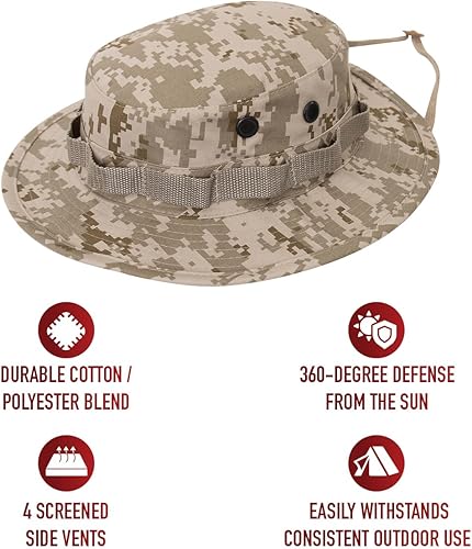 Vista 29 de Rothco Sombrero militar de camuflaje Boonie Hat