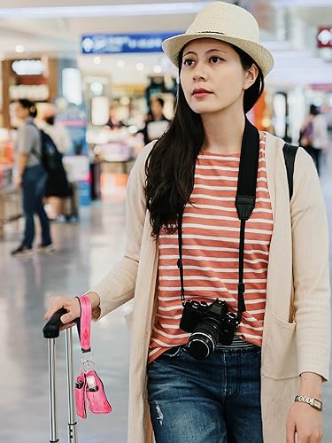 Miniatura 6 de Geiserailie Juego de 40 llaveros para desinfectante de manos, soporte para botella de viaje, estuche para lápiz labial, llavero de pulsera (floral)