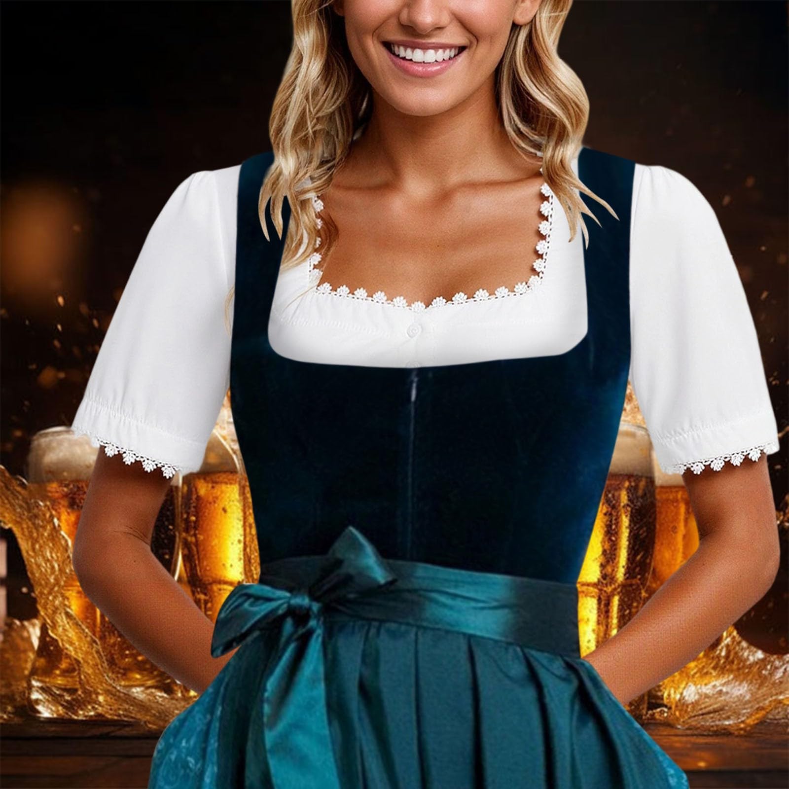 Dirndlbluse Damen Langarm Weiß Dirndlbluse Kurzarm Dirndl Bluse Spitze Sexy Trachtenbluse Große Größen Oktoberfest Kostüm Dirndlblusen Spitzenbluse Tracht Bluse Trachtenweste Damen